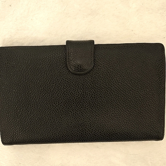 Chanel Black Vintage Caviar Leather Wallet  Full Inclusion - Picture 3 of 12